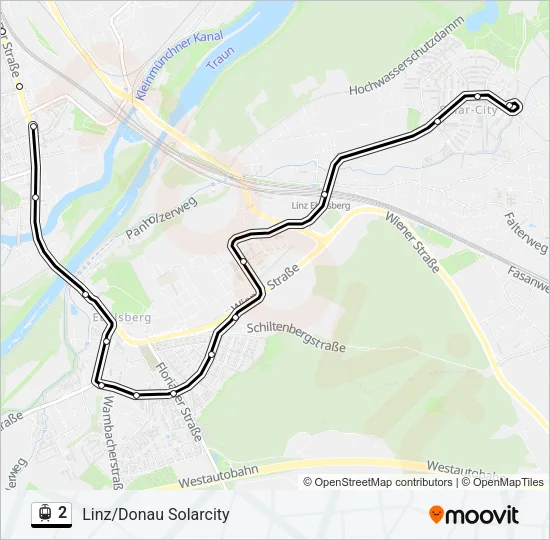 2 Light Rail Line Map