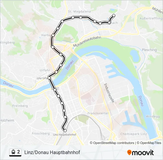 2 Light Rail Line Map