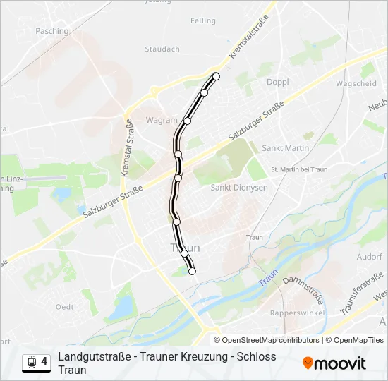 4 Light Rail Line Map
