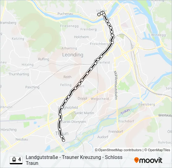 4 Light Rail Line Map