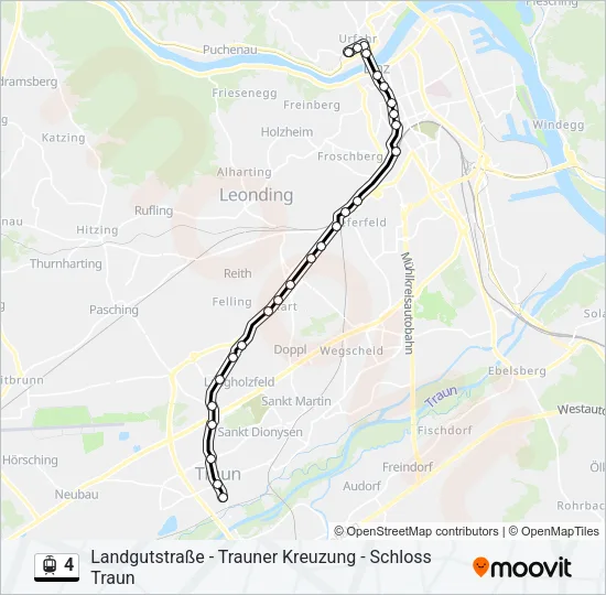 4 Light Rail Line Map