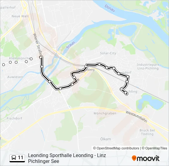 11 Bus Line Map