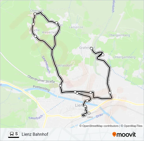 S  Line Map