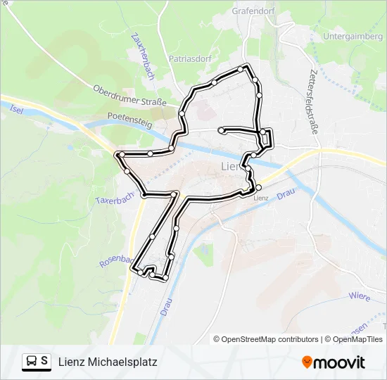 S  Line Map