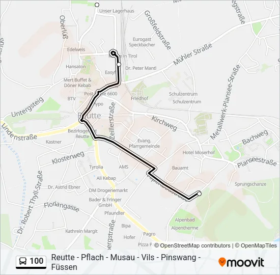 100  Line Map