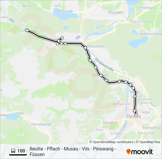 100  Line Map