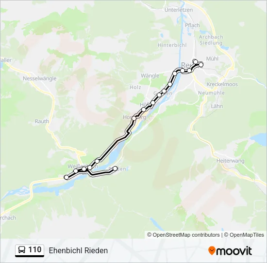 110  Line Map