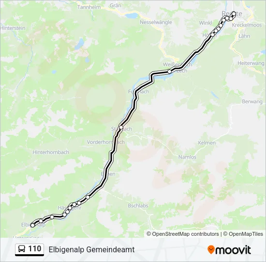 110  Line Map