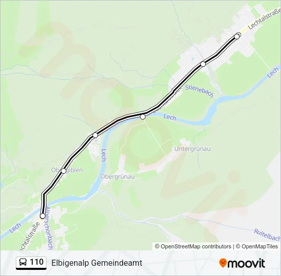 110  Line Map
