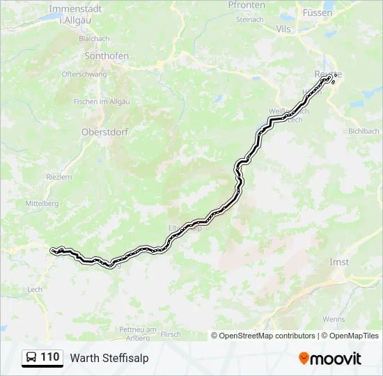 110  Line Map