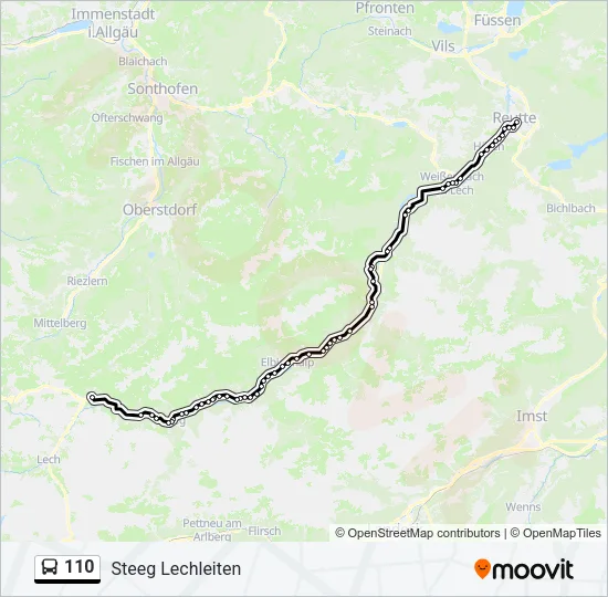 110  Line Map