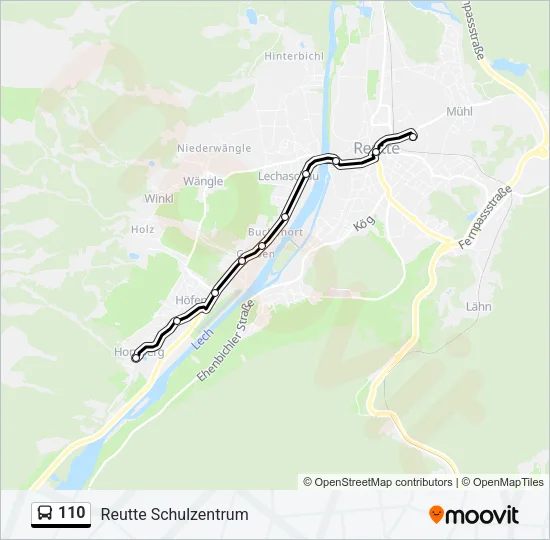 110  Line Map