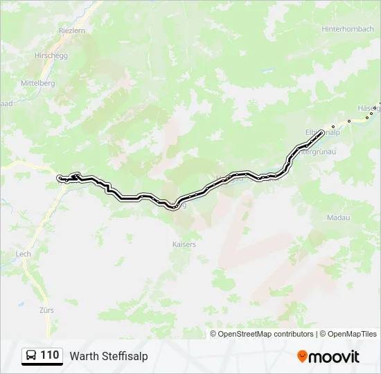 110  Line Map
