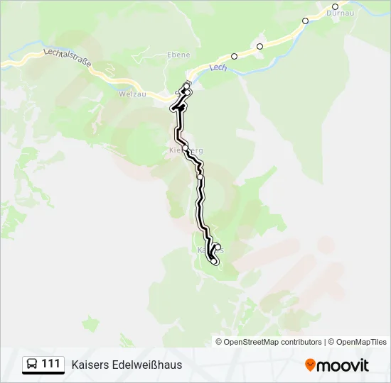 111  Line Map