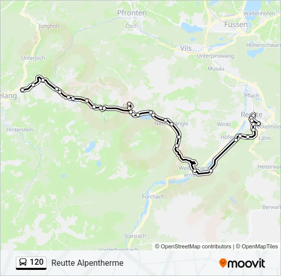 120  Line Map
