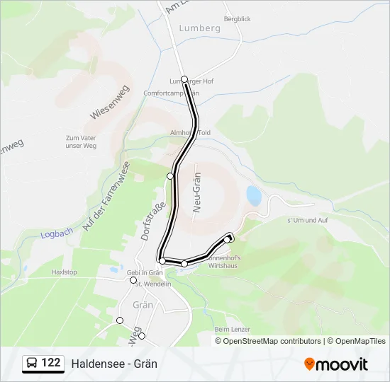 122  Line Map