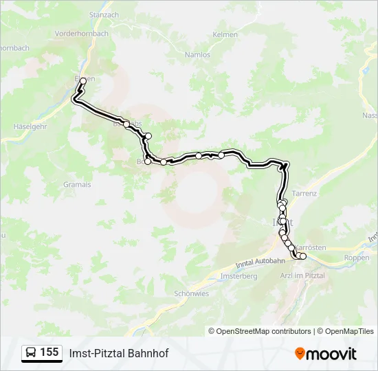155  Line Map