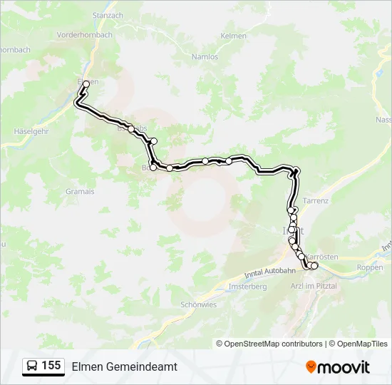 155  Line Map