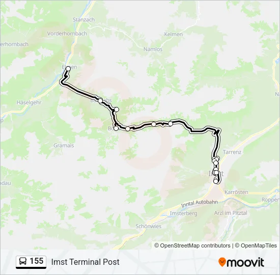 155  Line Map