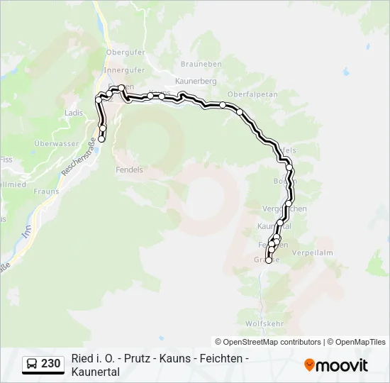 230  Line Map