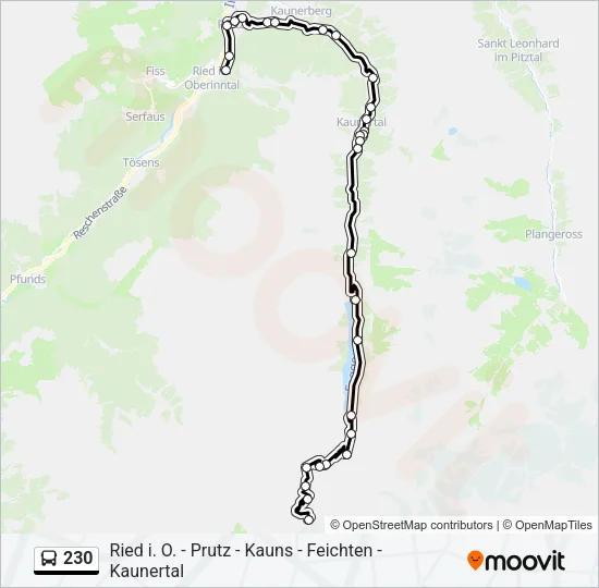 230  Line Map