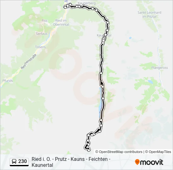 230  Line Map