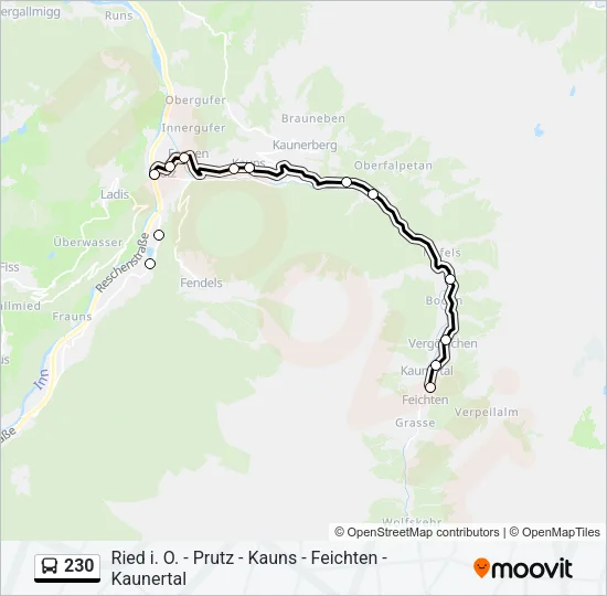 230  Line Map