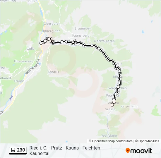 230  Line Map