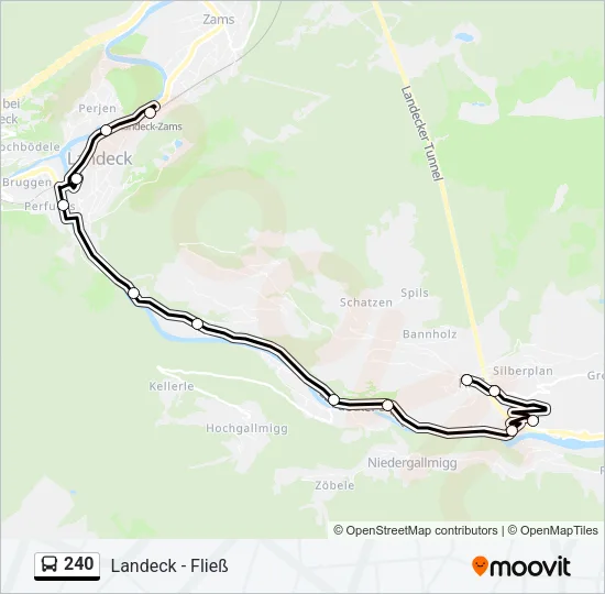 240  Line Map
