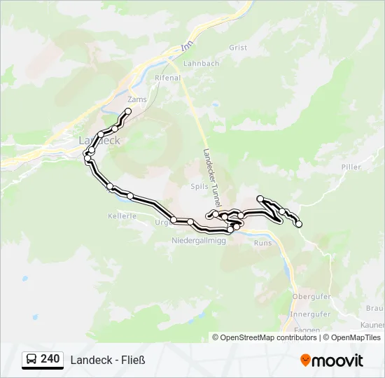 240  Line Map