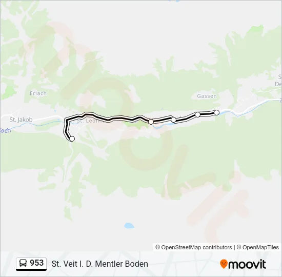 953  Line Map