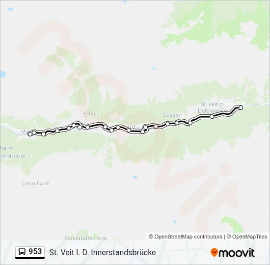 953  Line Map