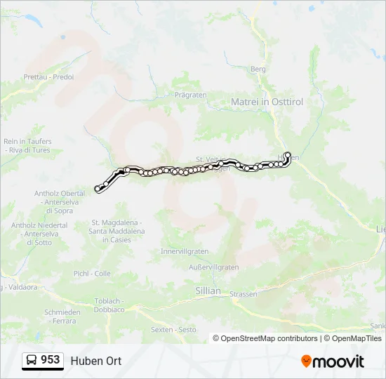 953  Line Map
