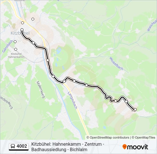 4002 Bus Line Map