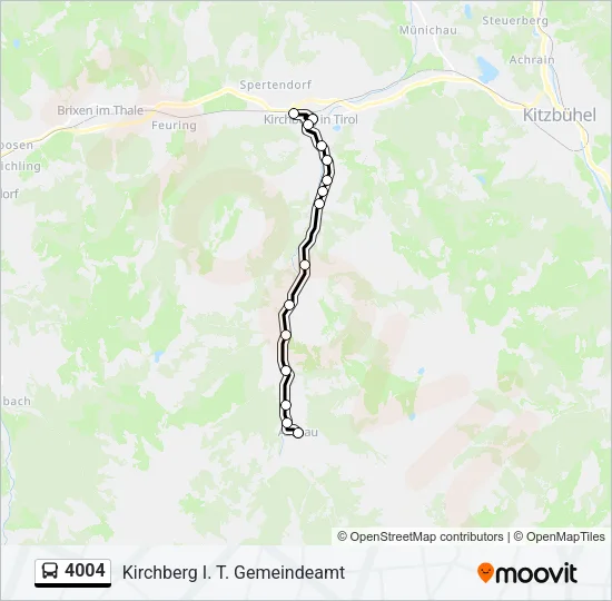 4004 Bus Line Map