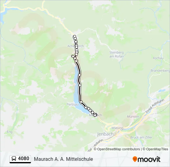4080 Bus Line Map