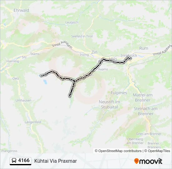 4166 Bus Line Map