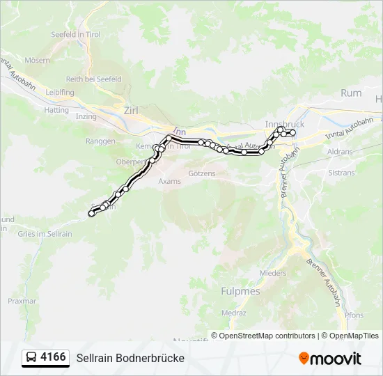 4166 Bus Line Map