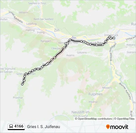 4166 Bus Line Map