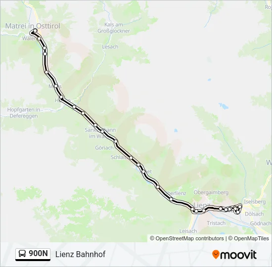 900N  Line Map