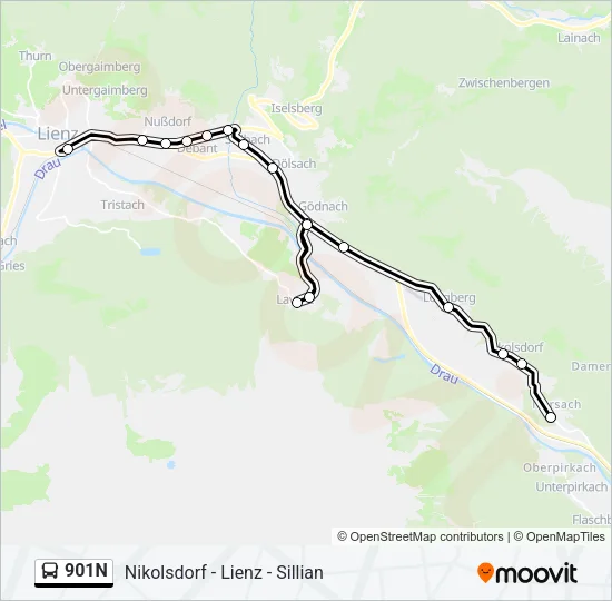 901N  Line Map