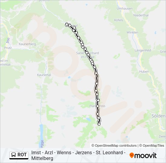 ROT Bus Line Map