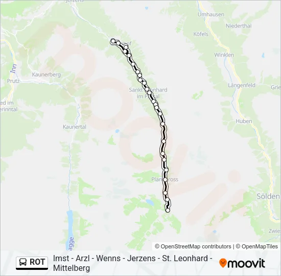 ROT Bus Line Map