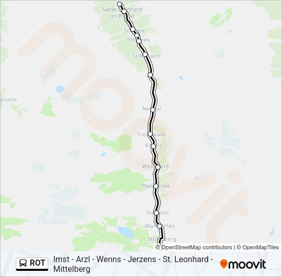 ROT Bus Line Map