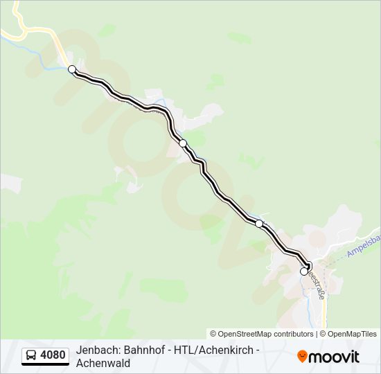 4080 Bus Line Map