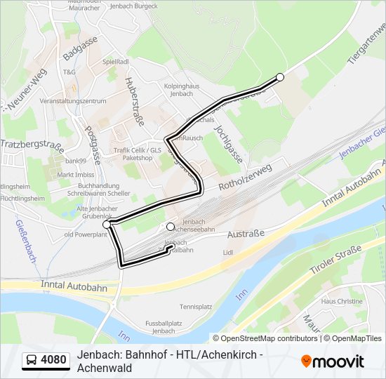 4080 Bus Line Map