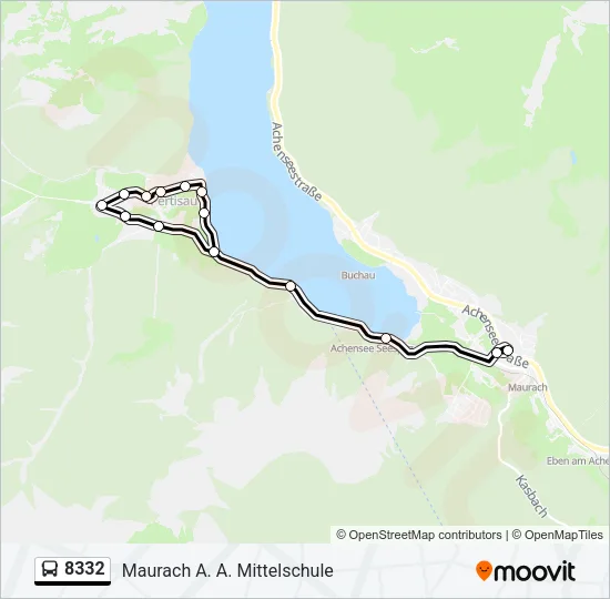 8332 Bus Line Map
