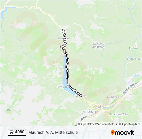 4080 Bus Line Map