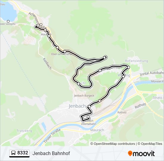 8332 Bus Line Map
