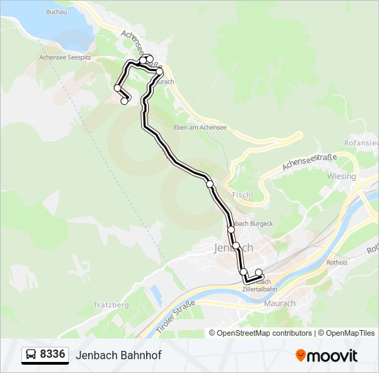 8336 Bus Line Map